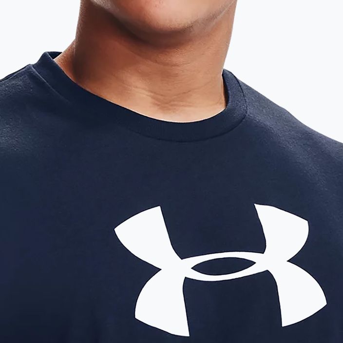 Under Armour UA Sportstyle Logo SS pánske tréningové tričko námornícka modrá 1329590 6