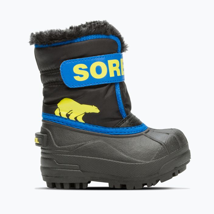 Detské snehové topánky Sorel Snow Commander black/super blue 7