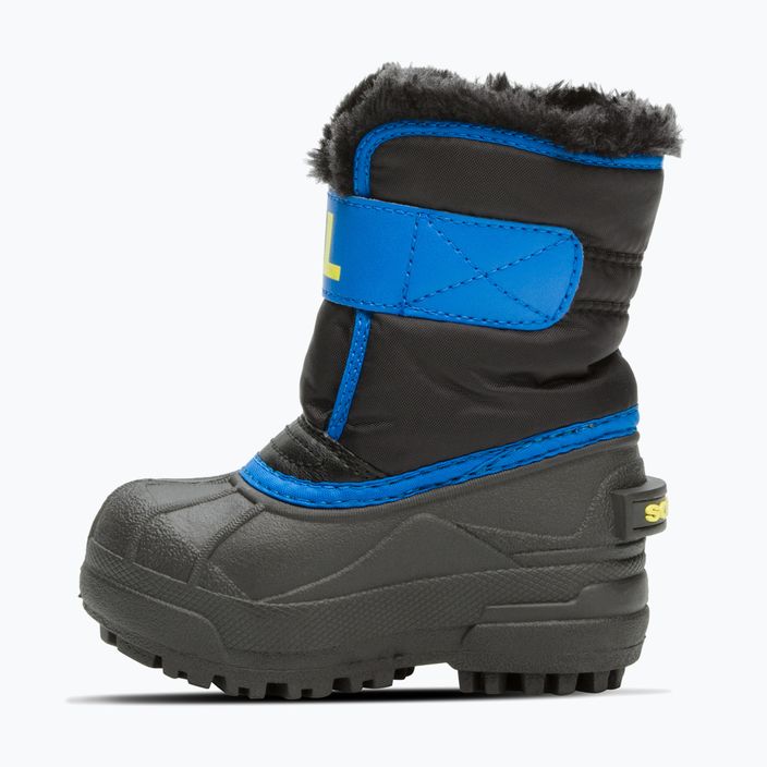 Detské snehové topánky Sorel Snow Commander black/super blue 8