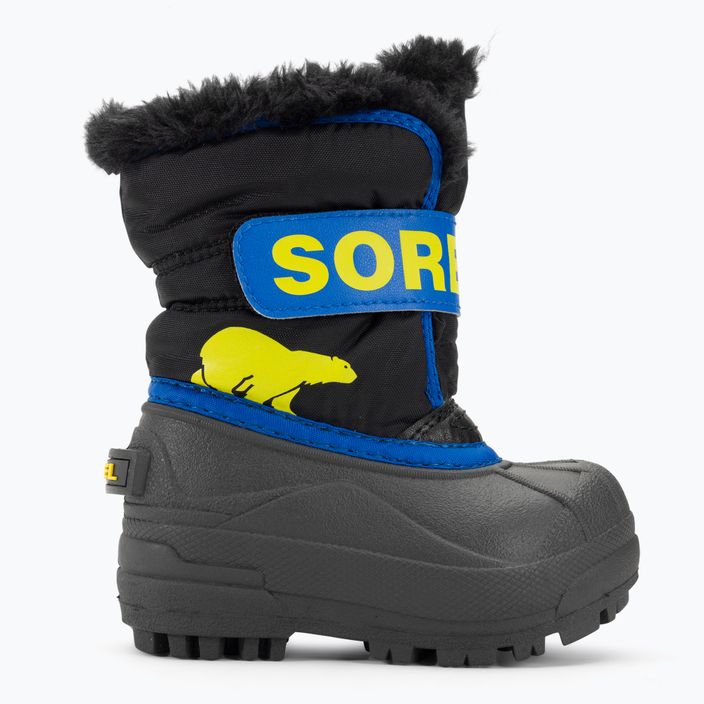 Detské snehové topánky Sorel Snow Commander black/super blue 2