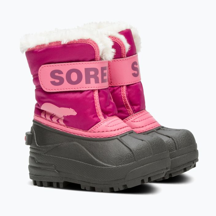 Detské snehule Sorel Snow Commander tropical pink/deep blush 9