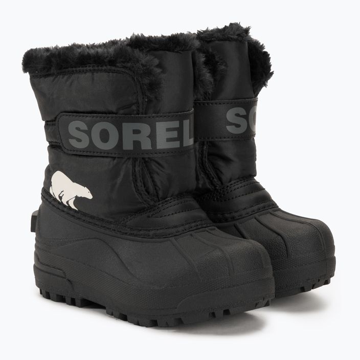 Sorel Snow Commander junior snehové topánky black/charcoal 4