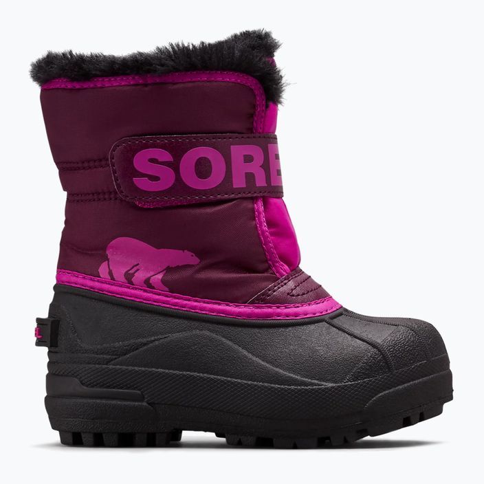Detské trekové topánky Sorel Snow Commander purple dahlia/groovy pink 7
