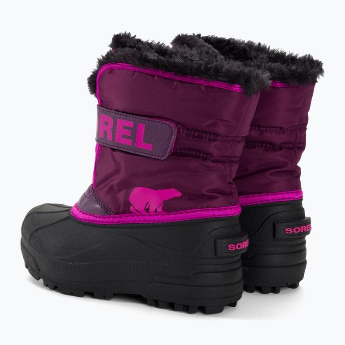 Detské trekové topánky Sorel Snow Commander purple dahlia/groovy pink 3
