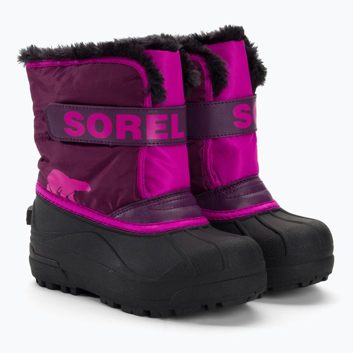 Detské trekové topánky Sorel Snow Commander purple dahlia/groovy pink 4