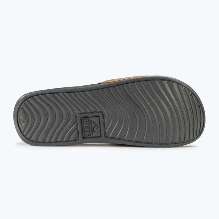 Pánske šľapky REEF One Slide grey/tan 4