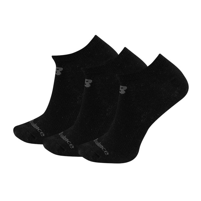 New Balance Performance Flat Bavlnené ponožky 3 páry čierne 2