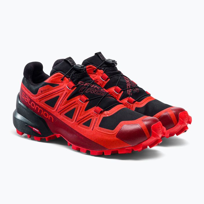 Pánska bežecká obuv Salomon Spikecross 5 GTX červená L4882 5