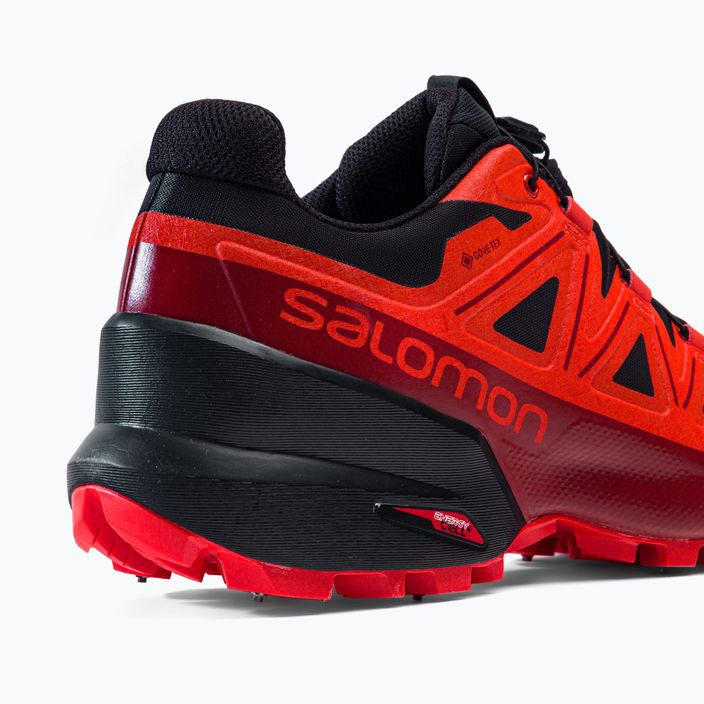 Pánska bežecká obuv Salomon Spikecross 5 GTX červená L4882 7
