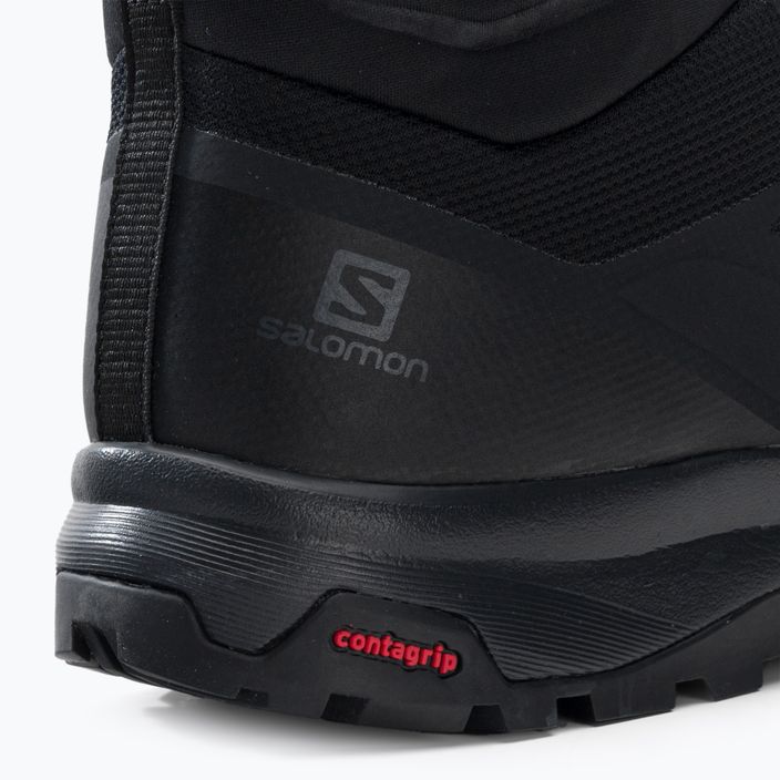 Pánske trekingové topánky Salomon Outblast TS CSWP čierne L49223 8