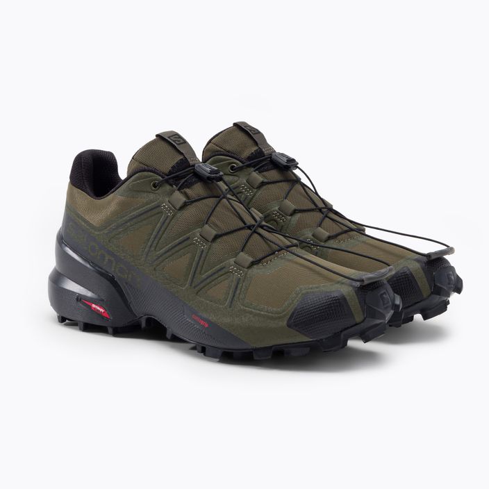 Pánska trailová obuv Salomon Speedcross 5 Wide zelená L49813 5
