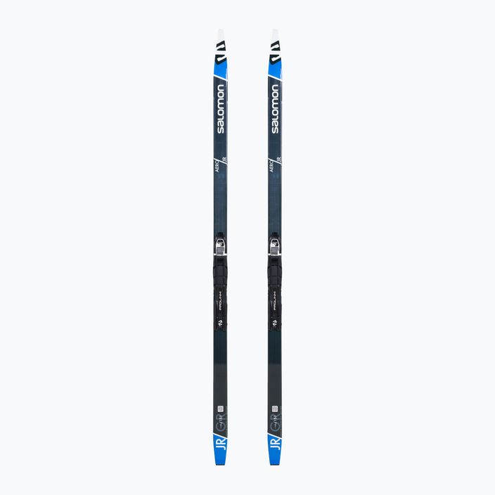 Detské bežecké lyže Salomon Aero Grip Jr. + Prolink Access čierno-modrá L41248PM