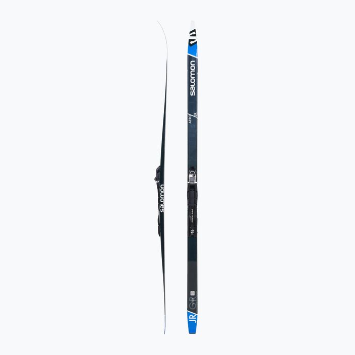 Detské bežecké lyže Salomon Aero Grip Jr. + Prolink Access čierno-modrá L41248PM 2