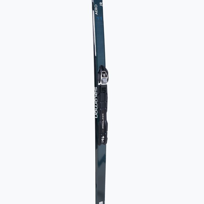 Detské bežecké lyže Salomon Aero Grip Jr. + Prolink Access čierno-modrá L41248PM 6