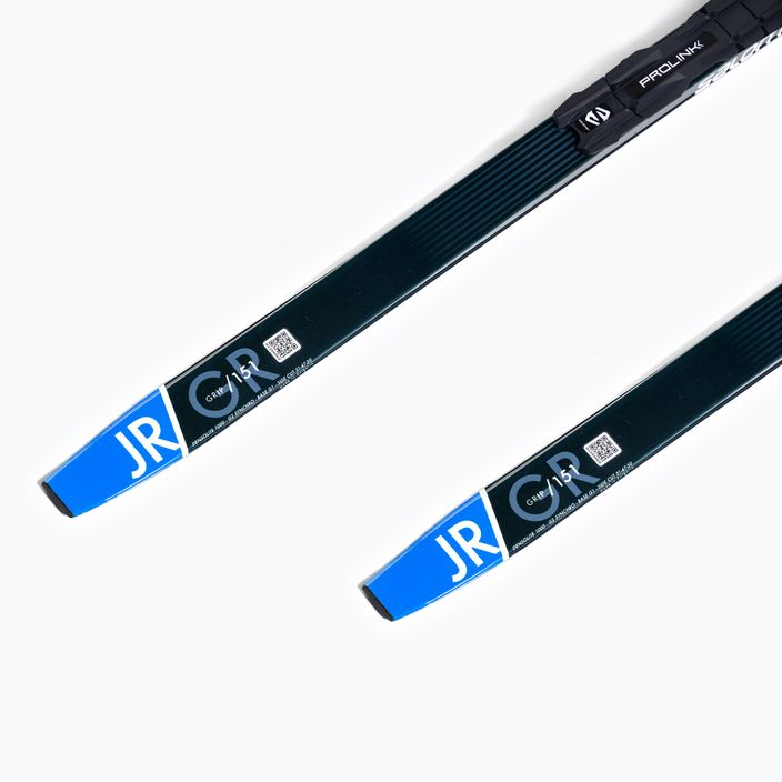 Detské bežecké lyže Salomon Aero Grip Jr. + Prolink Access čierno-modrá L41248PM 9