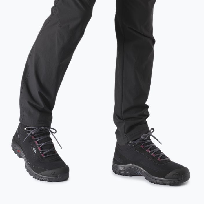 Dámske trekingové topánky Salomon Shelter CS WP čierne L41115 9