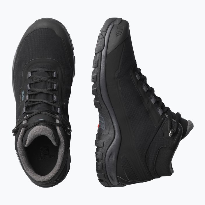 Pánske trekingové topánky Salomon Shelter CS WP čierne L41114 13