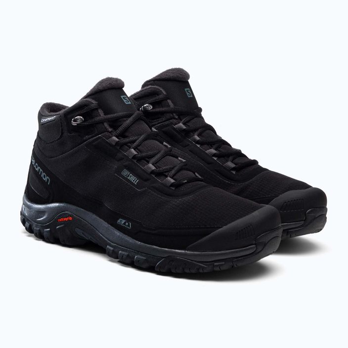 Pánske trekingové topánky Salomon Shelter CS WP čierne L41114 5