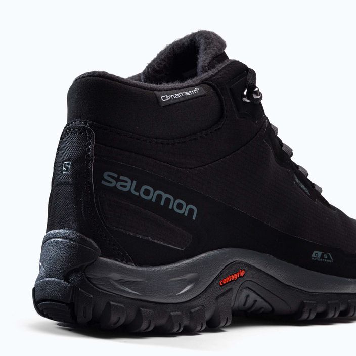 Pánske trekingové topánky Salomon Shelter CS WP čierne L41114 8