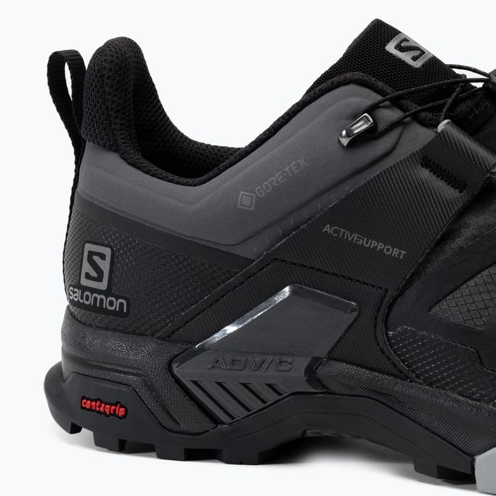 Pánske trekingové topánky Salomon X Ultra 4 GTX čierno-šedé L413851 7