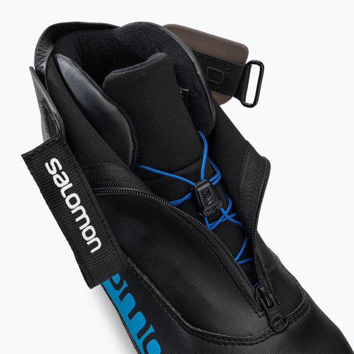 Detské topánky na bežecké lyžovanie Salomon R/Combi JR Prolink čierne L415141+ 7