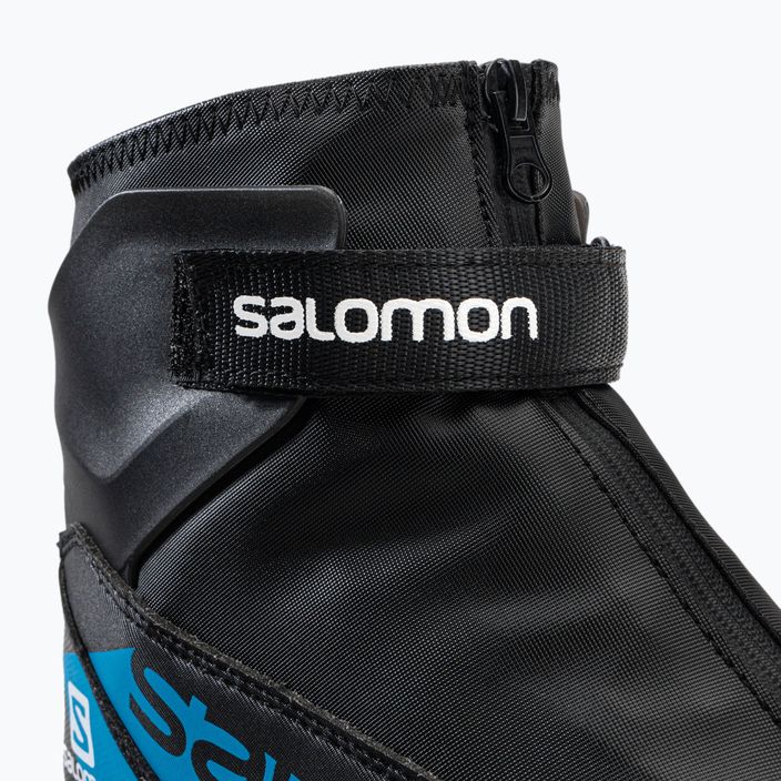 Detské topánky na bežecké lyžovanie Salomon R/Combi JR Prolink čierne L415141+ 8