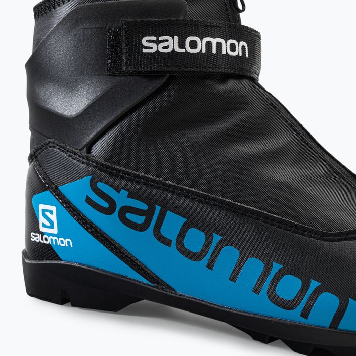 Detské topánky na bežecké lyžovanie Salomon R/Combi JR Prolink čierne L415141+ 9