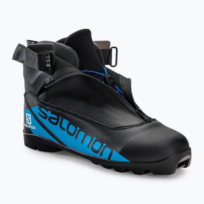 Detské topánky na bežecké lyžovanie Salomon R/Combi JR Prolink čierne L415141+ 12