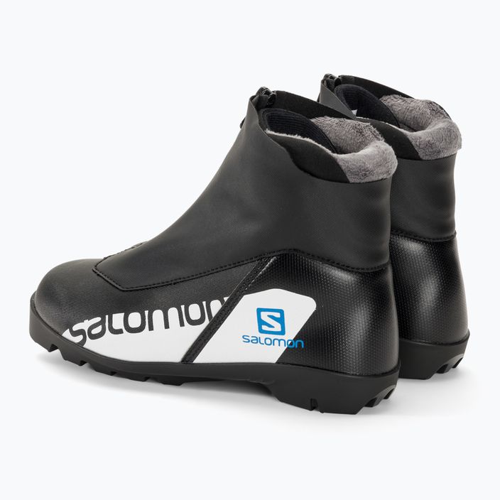 Detské topánky na bežecké lyžovanie Salomon RC Jr black/process blue 3