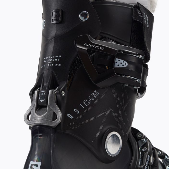 Dámske lyžiarske topánky Salomon Qst Access 8 Ch W čierne L414866 9