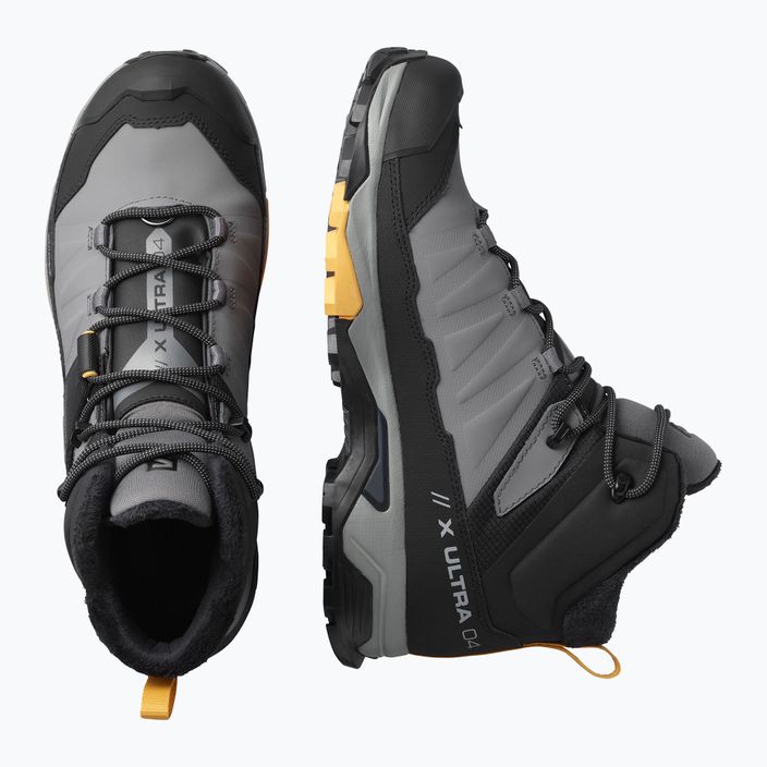 Pánske trekingové topánky Salomon X Ultra 4 MID Winter TS CSWP šedo-čierne L413552 14
