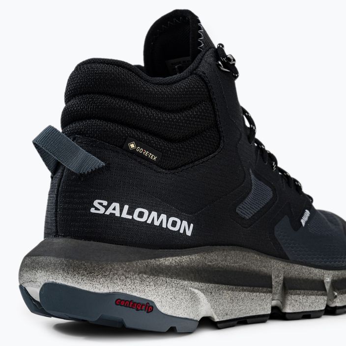 Pánske trekingové topánky Salomon Predict Hike Mid GTX čierne L41469 8