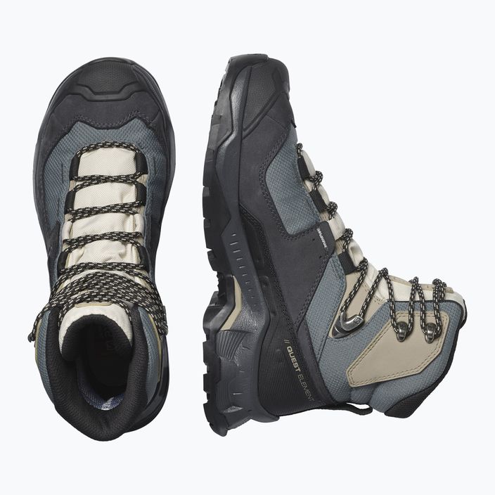 Dámske trekingové topánky Salomon Quest Element GTX čierno-modré L414574 13
