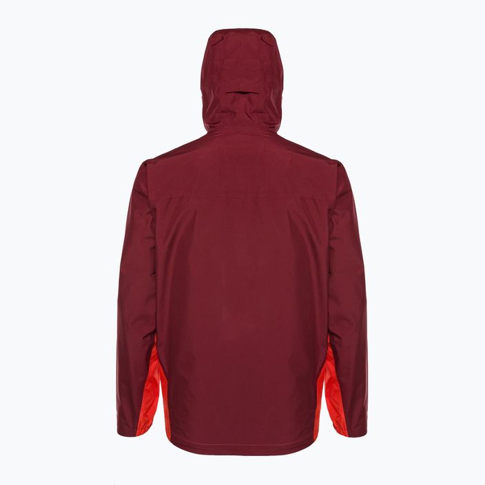 Pánska bunda do dažďa Salomon Outline GTX 2.5L červená LC173 2