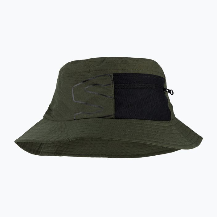Turistický klobúk Salomon Classic Bucket Hat zelený LC168 2