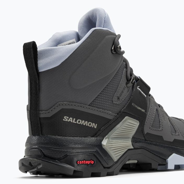 Dámske trekové topánky Salomon X Ultra 4 Mid GTX magnet/black/zen 9