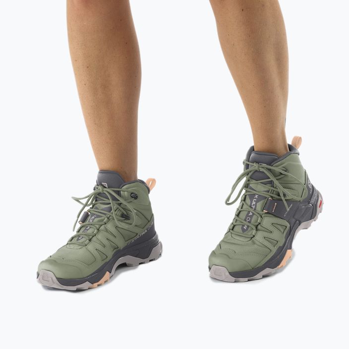 Dámske trekingové topánky Salomon X Ultra 4 MID GTX zelené L416251 17