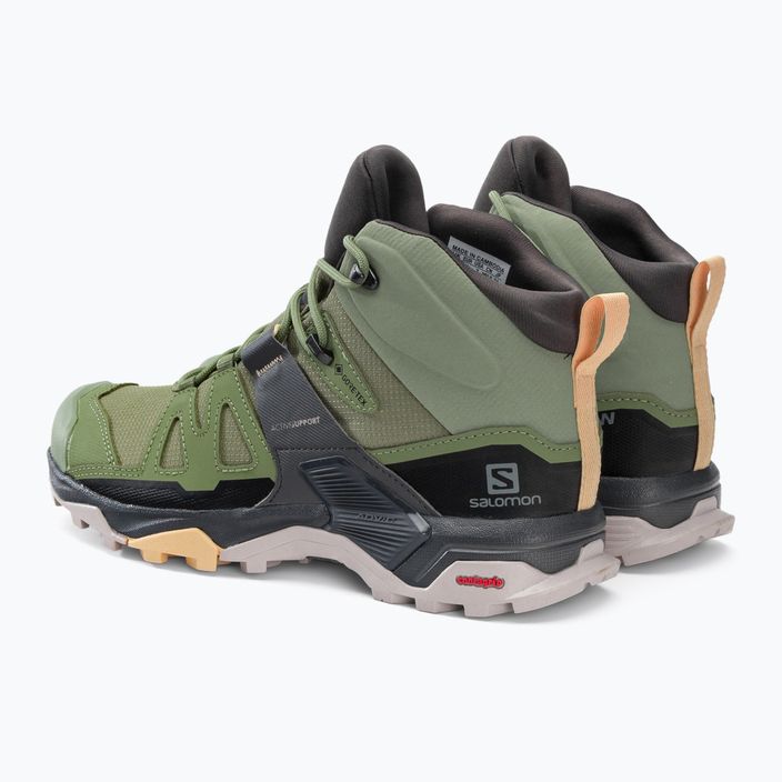 Dámske trekingové topánky Salomon X Ultra 4 MID GTX zelené L416251 3