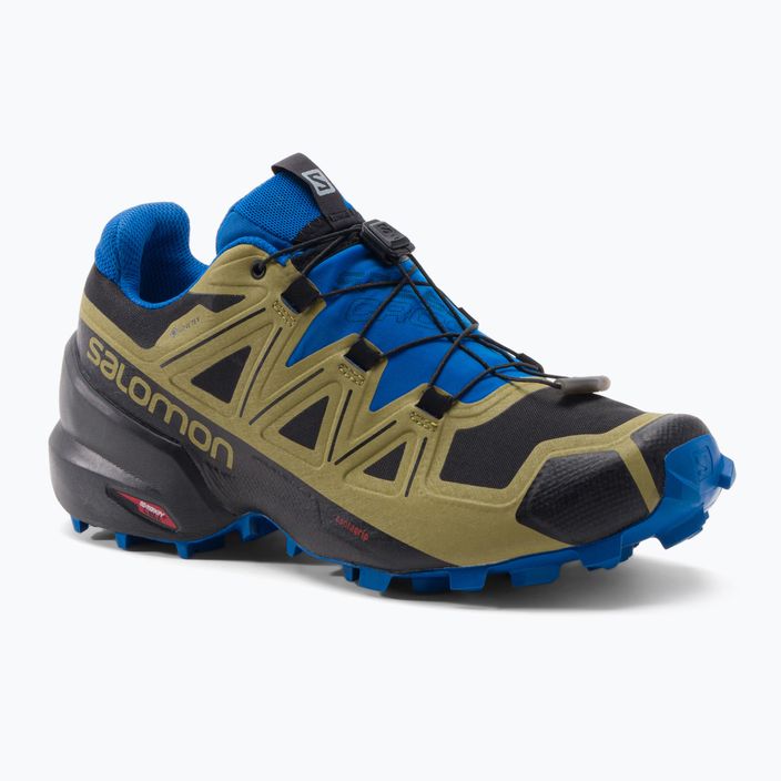 Pánska trailová obuv Salomon Speedcross 5 GTX zeleno-modrá L416124