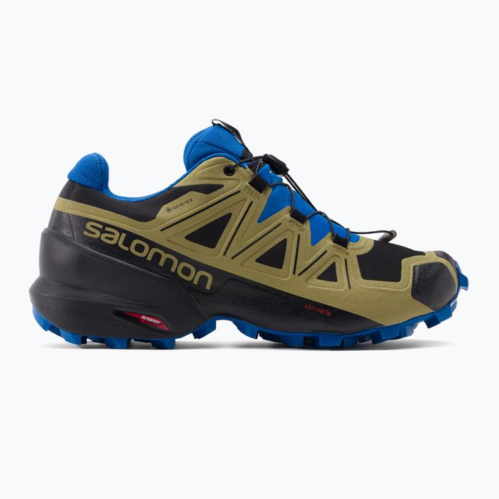Pánska trailová obuv Salomon Speedcross 5 GTX zeleno-modrá L416124 2