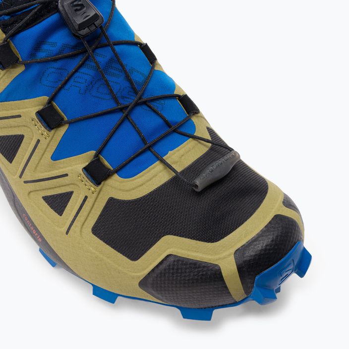 Pánska trailová obuv Salomon Speedcross 5 GTX zeleno-modrá L416124 8