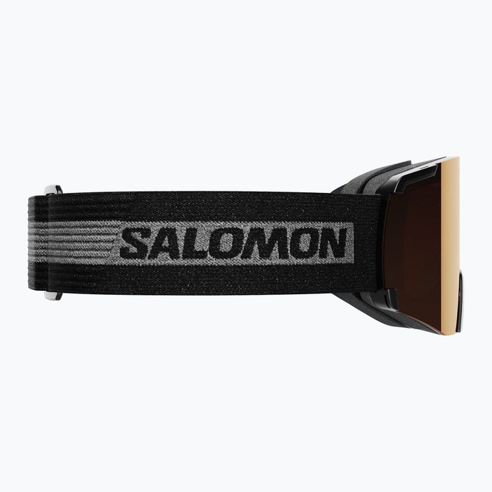 Lyžiarske okuliare Salomon S/View black/flash tonic orange L4765 7