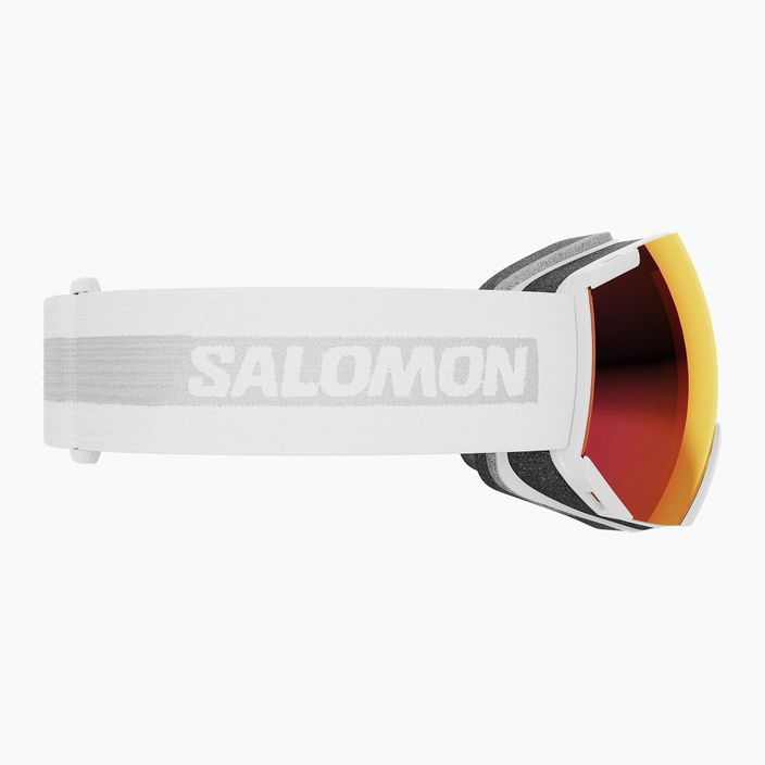 Lyžiarske okuliare Salomon Radium white/sigma poppy red L4753 8