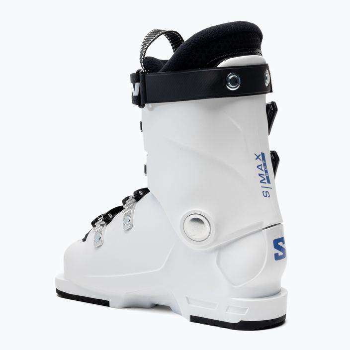 Detské lyžiarske topánky Salomon S Max 6T L biele L47516 2