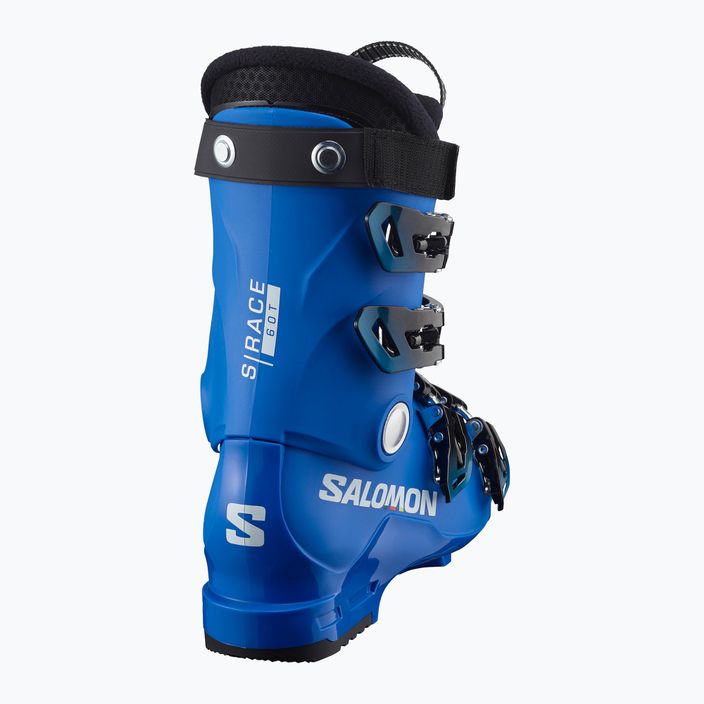 Detské lyžiarske topánky Salomon S Race 60 T L race blue/white/process blue 8