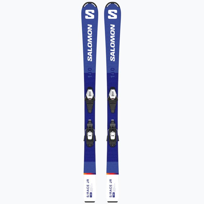 Detské zjazdové lyže Salomon S Race Jr. + C5 blue L47421 10
