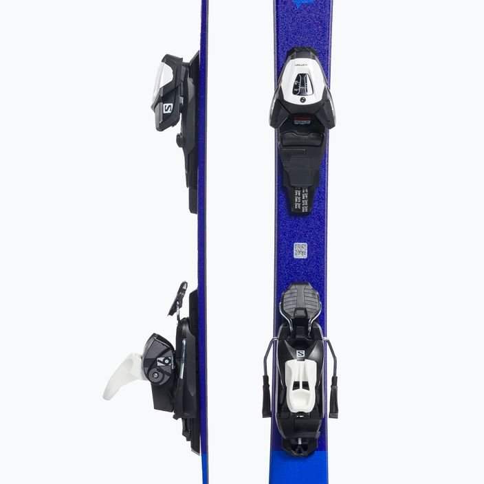 Detské zjazdové lyže Salomon S Race MT Jr. + L6 modrá L47419 5