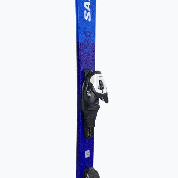 Detské zjazdové lyže Salomon S Race MT Jr. + L6 modrá L47419 6