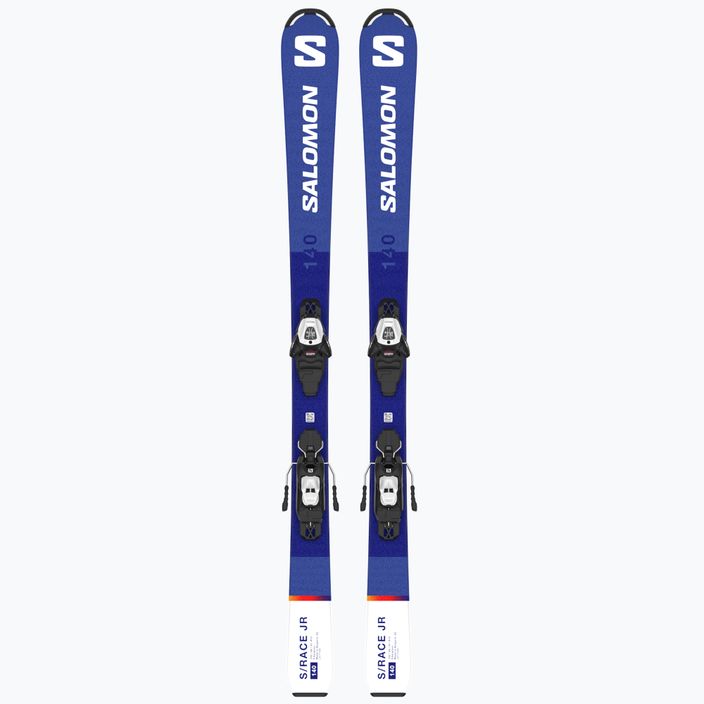 Detské zjazdové lyže Salomon S Race MT Jr. + L6 modrá L47419 10