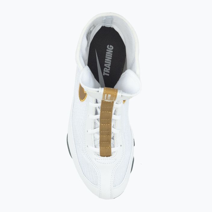 Bielo-zlaté boxerské topánky Nike Machomai 321819-170 6